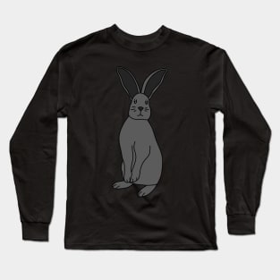 Gray Bunny Long Sleeve T-Shirt